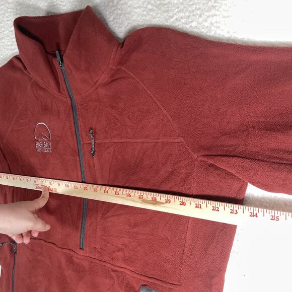 Artilect Systems Fleece Pullover Mens Large A/SYS-2 Primaloft Red/Orange 1/2 Zip - Picture 8 of 16